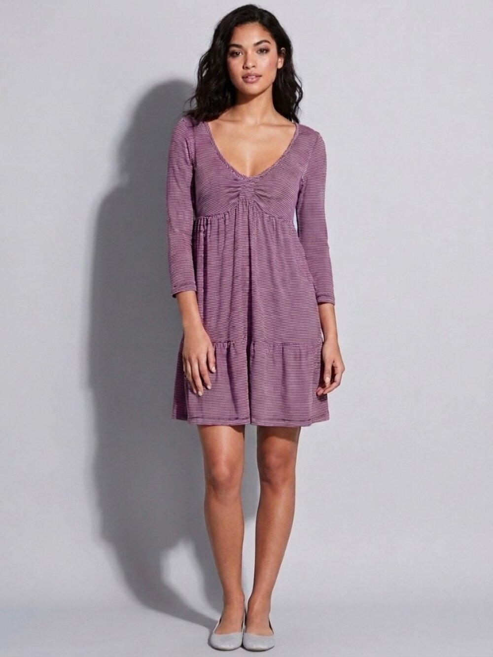 VTG NWT Victoria’s Secret PINK Striped Babydoll Dress | Indie Sleaze McBling Y2K - Picture 2 of 13